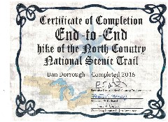 NCT; North Dakota; Celebration; Our Hike; 20160917 - Certificate of Completion NCT